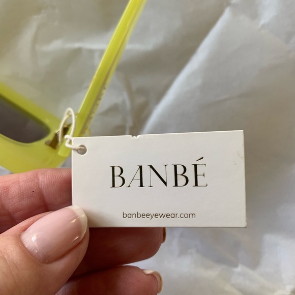Banbé Square sunglasses…..Lime Green! - Picture 4 of 5